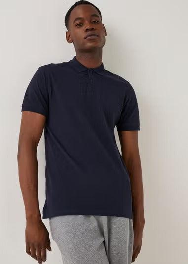 ZARA MAN'S TEXTURED PIQUÉ POLO SHIRT