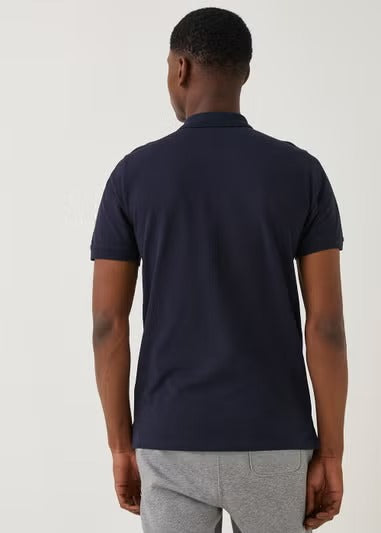 ZARA MAN'S TEXTURED PIQUÉ POLO SHIRT