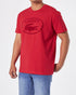 LACOSTE MEN'S TONE-ON-TONE BRANDED COTTON T-SHIRT