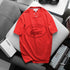 LACOSTE MEN'S TONE-ON-TONE BRANDED COTTON T-SHIRT