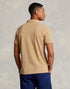 POLO RALPH LAUREN CUSTOM SLIM FIT ICONIC MESH POLO SHIRT - BEIGE