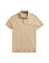 POLO RALPH LAUREN CUSTOM SLIM FIT ICONIC MESH POLO SHIRT - BEIGE