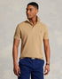 POLO RALPH LAUREN CUSTOM SLIM FIT ICONIC MESH POLO SHIRT - BEIGE