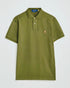 POLO RALPH LAUREN CUSTOM SLIM FIT ICONIC MESH POLO SHIRT - OLIVE