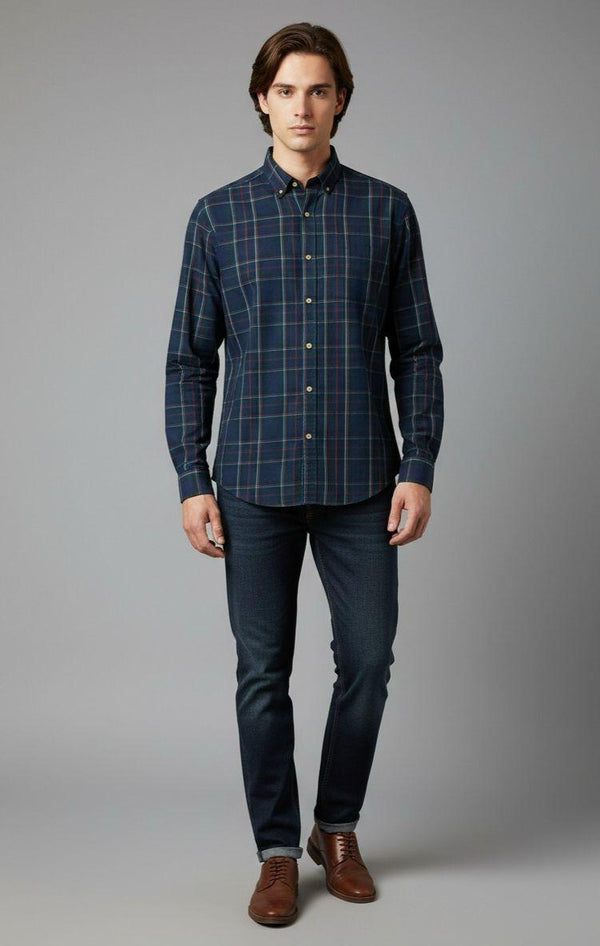 SPRINGFIELD PREMIUM SLUB CHECK SHIRT