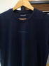 EMPORIO ARMANI LOGO PRINTED T-SHIRT - NAVY