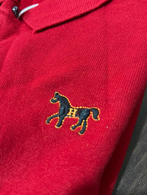 HERMÈS RED POLO JUMPER