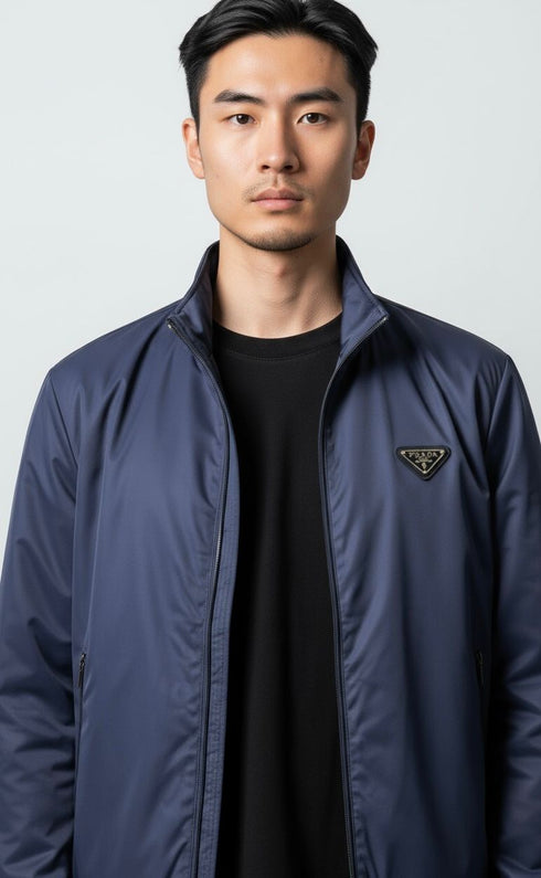 PRADA TRIANGLE LOGO WINDBREAKER