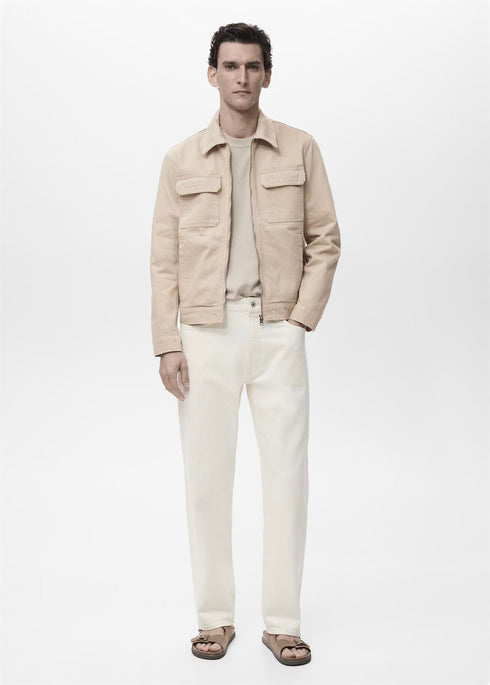 MNG POCKETED DENIM JACKET