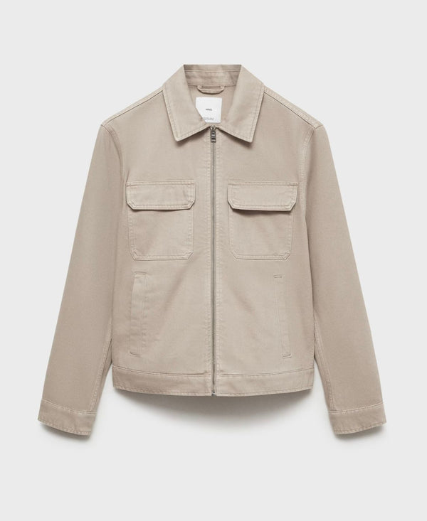 MNG POCKETED DENIM JACKET