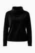 RBX ACTIVE VELOUR COWL NECK PULLOVER