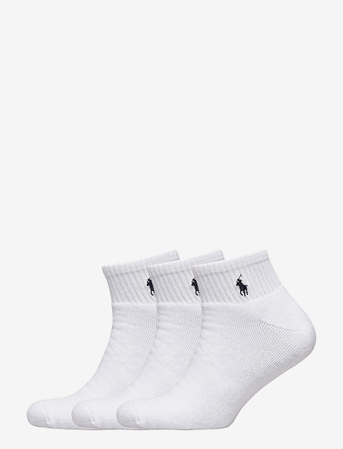 POLO RALPH LAUREN ANKLE CLASSIC COTTON SPORTS SOCKS (3 PAIRS)