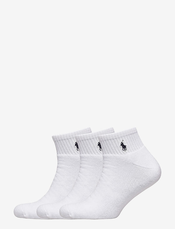 POLO RALPH LAUREN ANKLE CLASSIC COTTON SPORTS SOCKS (3 PAIRS)