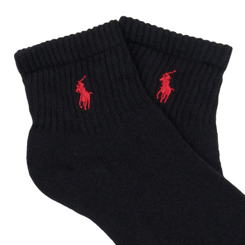 POLO RALPH LAUREN ANKLE CLASSIC COTTON SPORTS SOCKS (3 PAIRS)