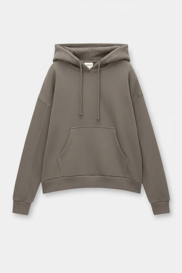 PULL & BEAR BASIC HOODED SWEATSHIRT