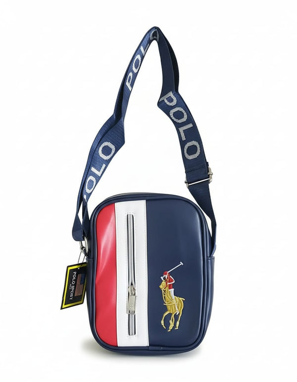 POLO RALPH LAUREN CROSS-BODY BAG NAVY