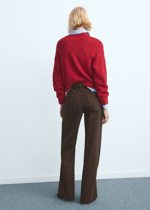 MANGO DANILA HIGH-WAISTED WIDE LEG JEANS