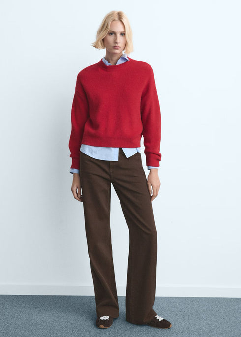 MANGO DANILA HIGH-WAISTED WIDE LEG JEANS