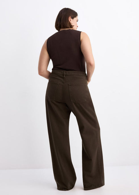 MANGO DANILA HIGH-WAISTED WIDE LEG JEANS
