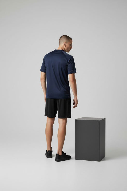 UMBRO DRI-FIT BAND COLLAR T-SHIRT