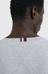TOMMY HILFIGER FLAG DETAIL SLEEVES LOGO CREW NECK T-SHIRT