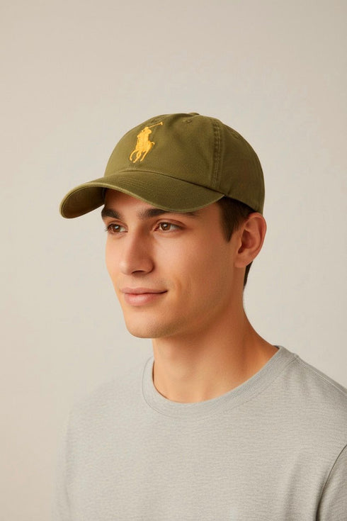 POLO RALPH LAUREN BIG PONY COTTON TWILL BALL CAP