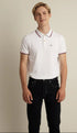 GANT FITTED STRIPED PIQUE POLO SHIRT