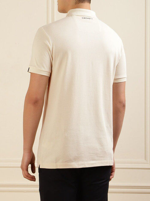HACKETT ASTON MARTIN EMBROIDERED LOGO POLO