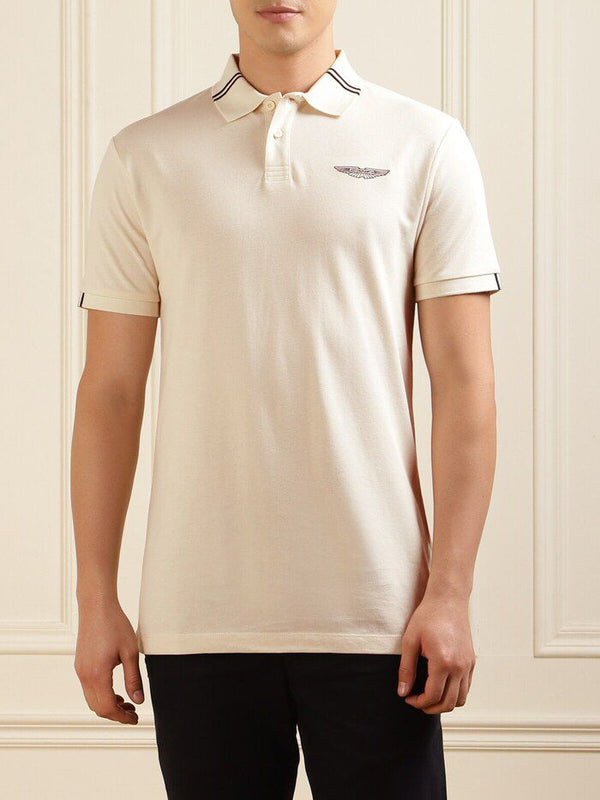 HACKETT ASTON MARTIN EMBROIDERED LOGO POLO