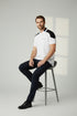 HACKETT SPORTS COLOR BLOCK PIEQUE POLO SHIRT