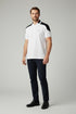HACKETT SPORTS COLOR BLOCK PIEQUE POLO SHIRT