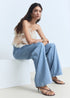MNG MID-WAIST LYOCELL PALAZZO JEANS