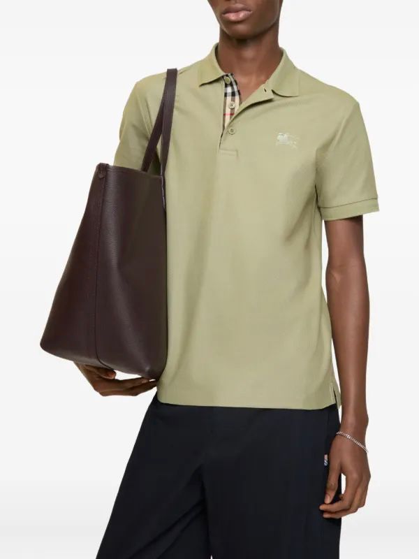 BURBERRY EKD EMBROIDERED POLO T-SHIRT