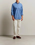 RL GARMENT-DYED OXFORD SHIRT - BLUE