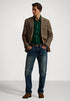 RL GARMENT-DYED OXFORD SHIRT - FOREST GREEN