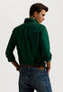 RL GARMENT-DYED OXFORD SHIRT - FOREST GREEN
