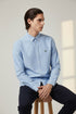 LACOSTE MEN'S SLIM FIT COTTON SHIRT - LIGHT BLUE