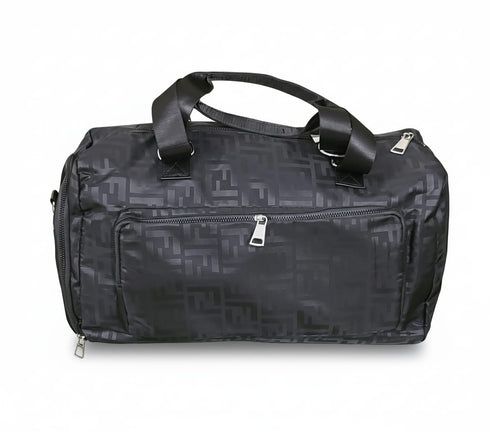 FENDI SIGNATURE ALL-OVER MONOGRAM DUFFLE BAG