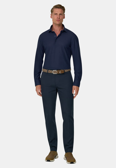 BOGGI MEN’S TAILORED CHINOS - NAVY BLUE