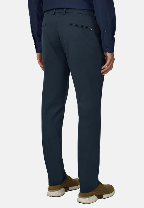 BOGGI MEN’S TAILORED CHINOS - NAVY BLUE