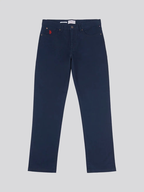 U.S.POLO.ASSN MENS CORE 5 POCKET COTTON JEANS