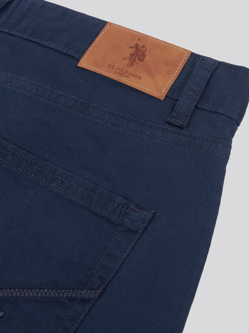 U.S.POLO.ASSN MENS CORE 5 POCKET COTTON JEANS