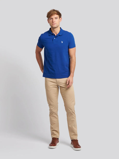 U.S.POLO.ASSN MENS CORE 5 POCKET COTTON JEANS