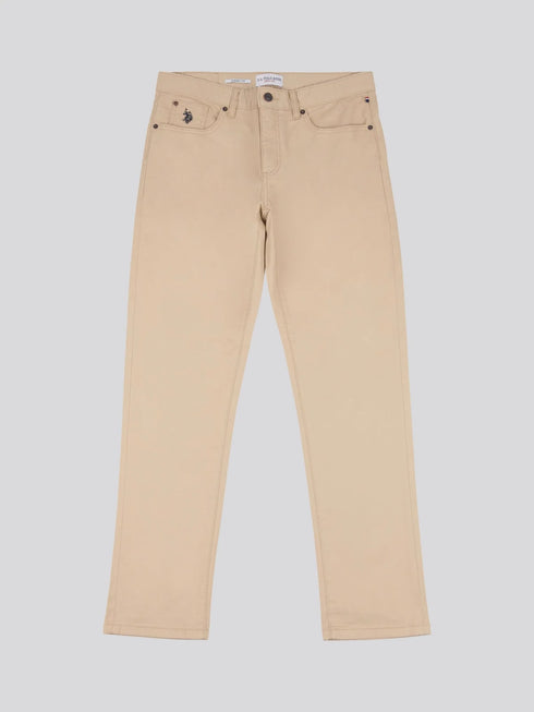 U.S.POLO.ASSN MENS CORE 5 POCKET COTTON JEANS
