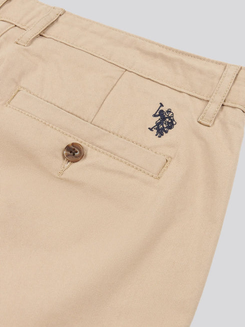U.S.POLO.ASSN CLASSIC CHINO - CORNSTALK