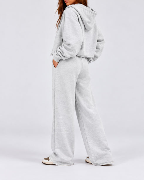 TERRANOVA WIDE LEG TERRY TROUSERS