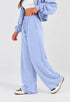 TERRANOVA WIDE LEG TERRY TROUSERS