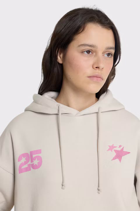 POLINESIA OVERSIZED STAR GRAPHIC PULLOVER HOODIE