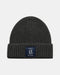 ARMANI EXCHANGE LOGO-PATCH RIBBED BEANIE