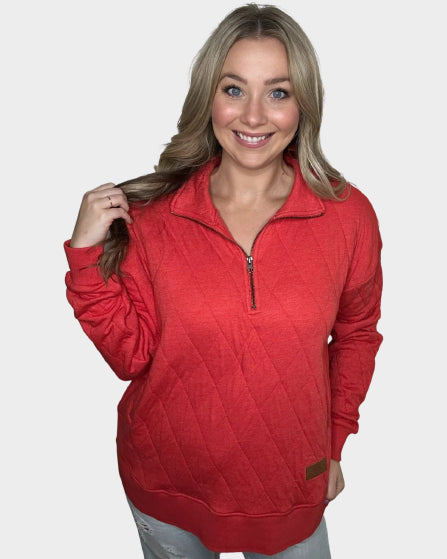 THE QUILTED TOMMY WATERMELON RED